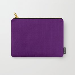 Very Violet ~ Royal Purple Carry-All Pouch | Grape, Pattern, Saturatedpurple, Perfectpurple, Purple, Darkpurple, Purepurple, Veryviolet, Deeppurple, Almosteggplant 