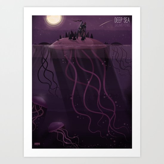 Deep Sea Art Print