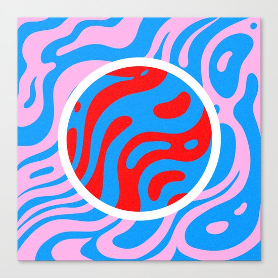 Marbling Canvas Print