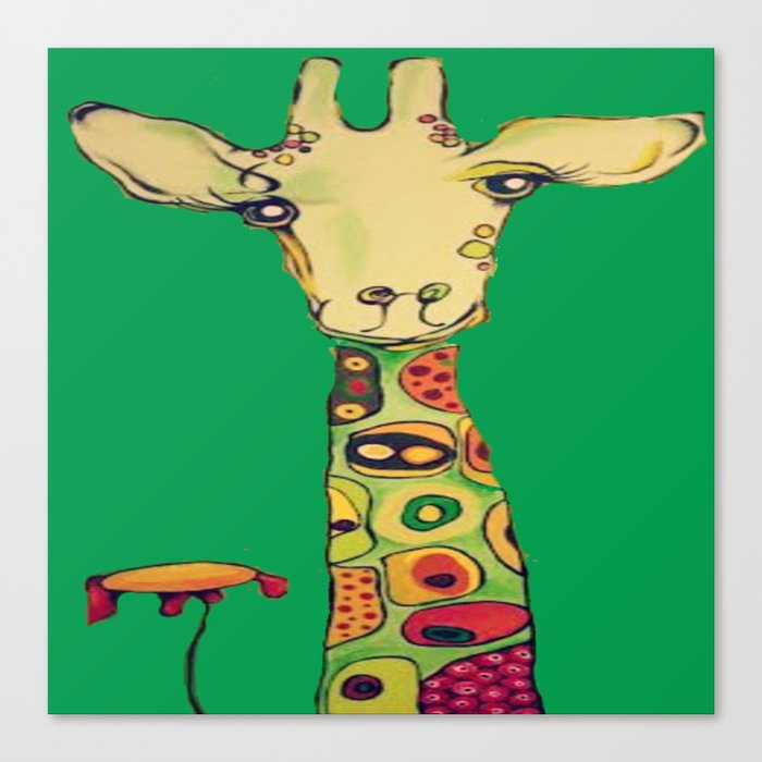 Kallie's Giraffe Canvas Print