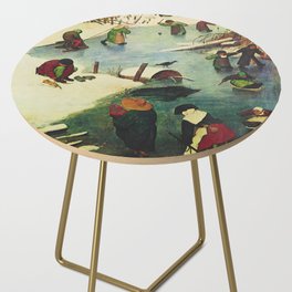 Pieter Bruegel Exhibition Poster Side Table