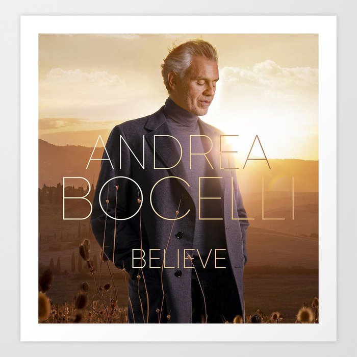 andrea bocelli album tour 2022 rumputt#5665 Art Print