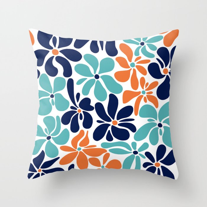 Navy teal deals throw pillows