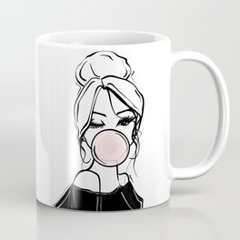 Bubble Gum Wink Coffee Mug