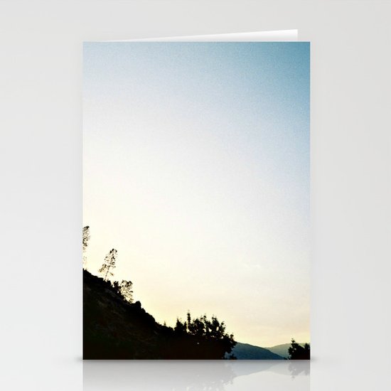 Mountain Dusk Stationery Cards
