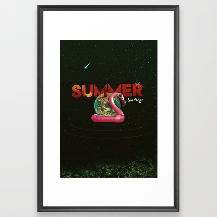 Summer Loading Framed Art Print