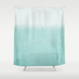 FADING AQUA Shower Curtain