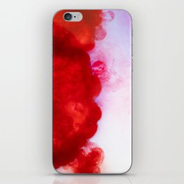 Red Smoke iPhone Skin