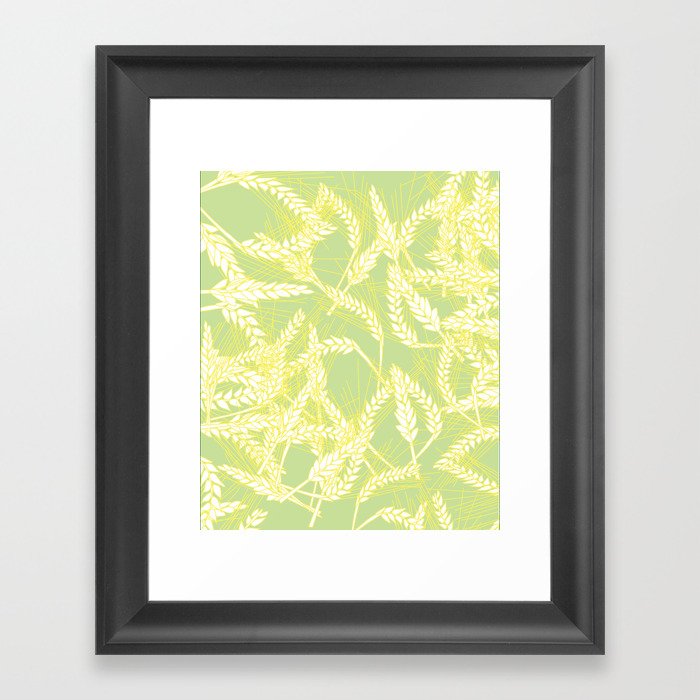  Pattern with Cereal Framed Art Print