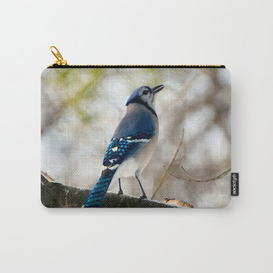 Blue Jay Calling Carry-All Pouch