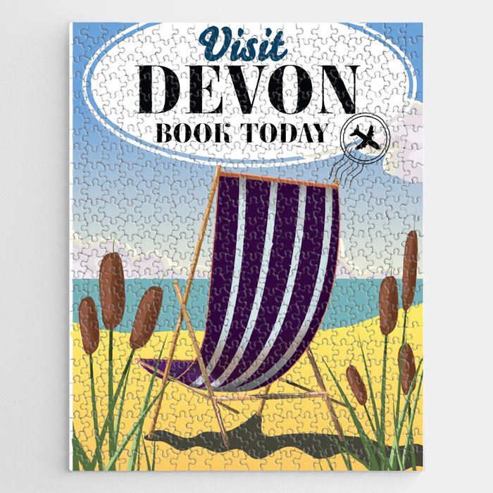 Visit Devon book today Jigsaw Puzzle