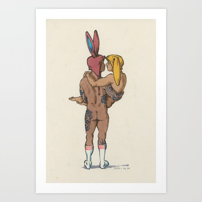 Honey Bunny Art Print by Felix d'Eon | Society6