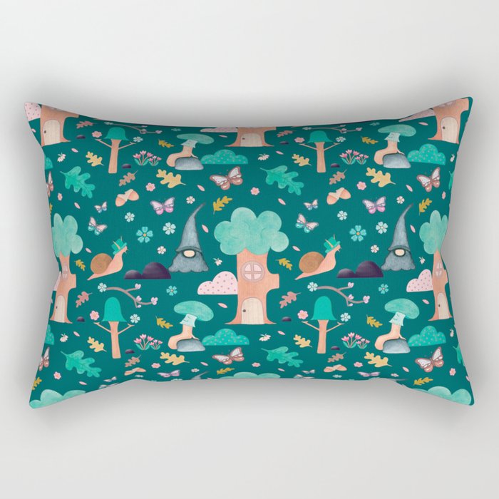 Forêt Enchantée de Barbovent Rectangular Pillow