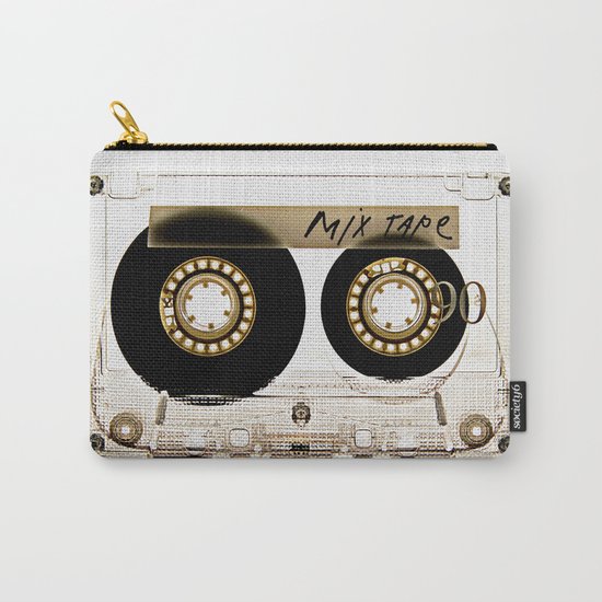 Transparant mix tape Retro Cassette Carry-All Pouch