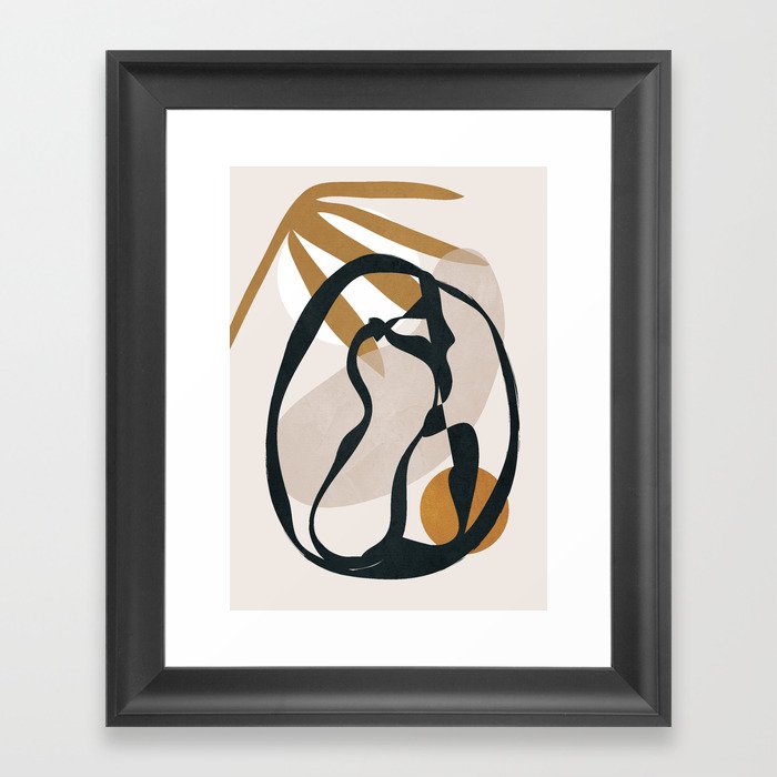 Abstract Shapes 35 Framed Art Print