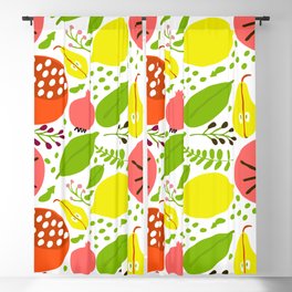 Fruit summer colorful pattern Blackout Curtain