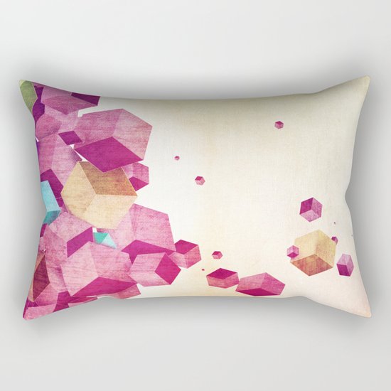 color cubes Rectangular Pillow