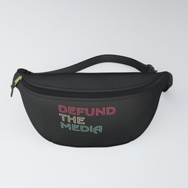 Defund The Media Political Fake News Fanny Pack | Graphicdesign, Defundthemedia, Fakenews, Politicalfakenews, Police, Policeman, Defundmedia, Trumpkin, Trump 