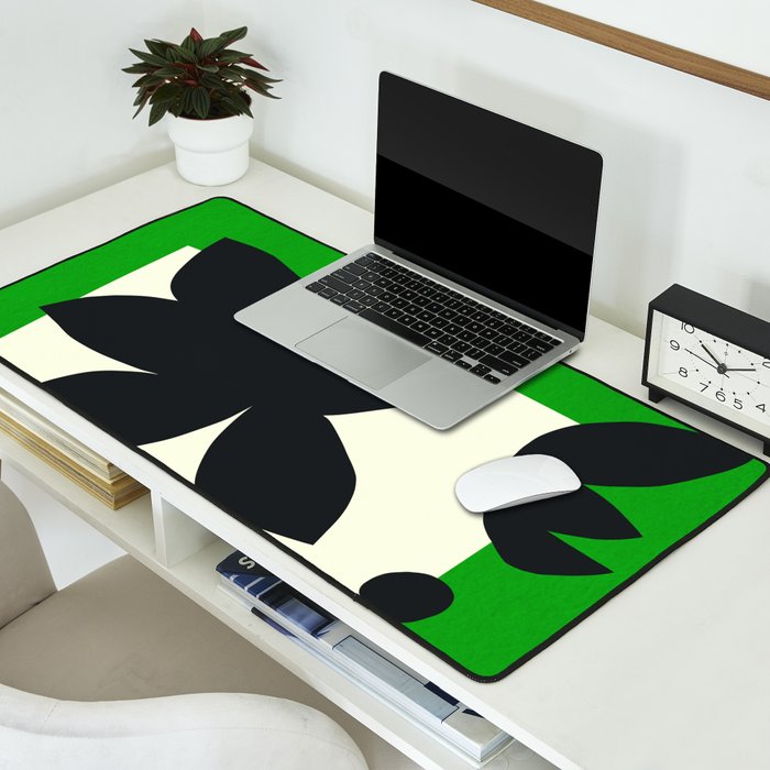 Green Custom Computer Desk Mats Society6