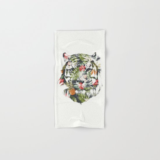Tropical tiger Hand & Bath Towel