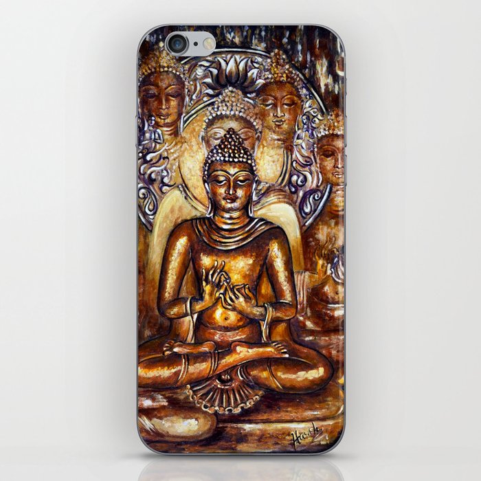 Gold Buddha iPhone Skin