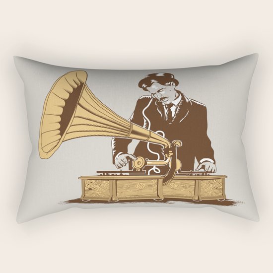 The Future In The Past Rectangular Pillow