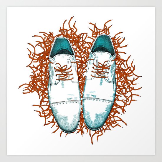 Shoes the last version Art Print