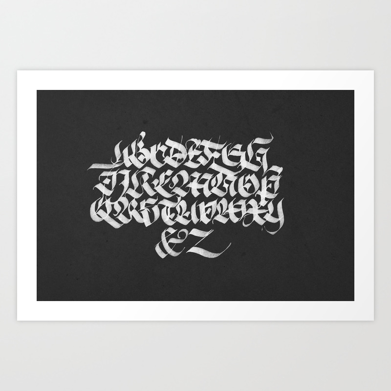 Featured image of post Fraktur Calligraphy Alphabet