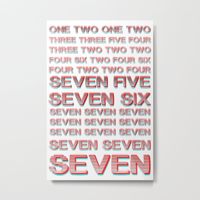 Monica teaches Chandler 7 erogenous zones in F.R.I.E.N.D.S. Metal Print