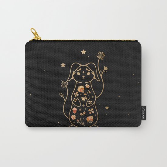 The Autumn Rabbit Carry-All Pouch