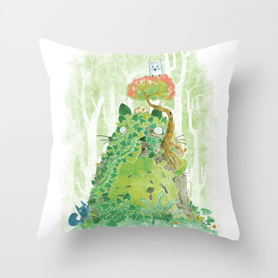 The Friendly Spirit Throw Pillow