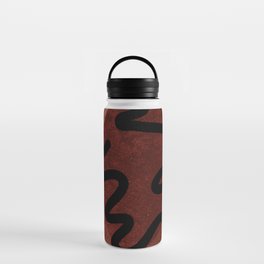 Organic Shapes and Black Line Water Bottle