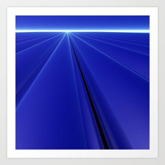 Blue Dawn Art Print