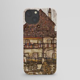 Egon Schiele - House with Shingle Roof, 1915 iPhone Case