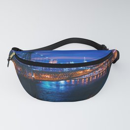 Popular Overpass New York City Beautiful Citylights United States Ultra High Res Fanny Pack