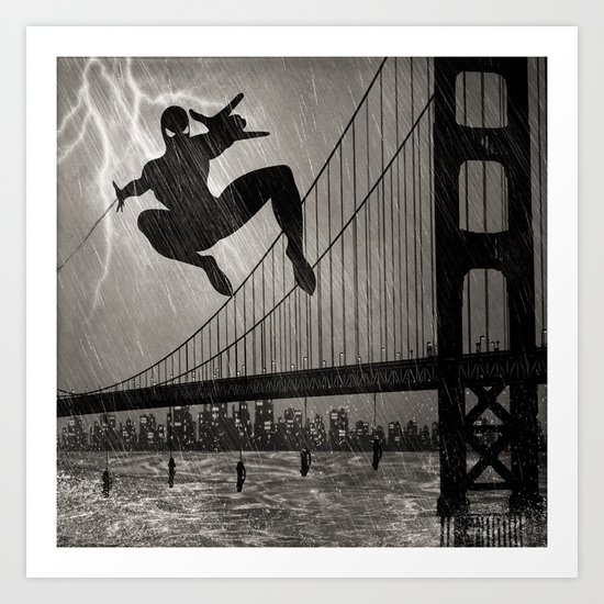 Spider-Man Walk Art Print