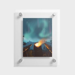 Magical Campfire Floating Acrylic Print