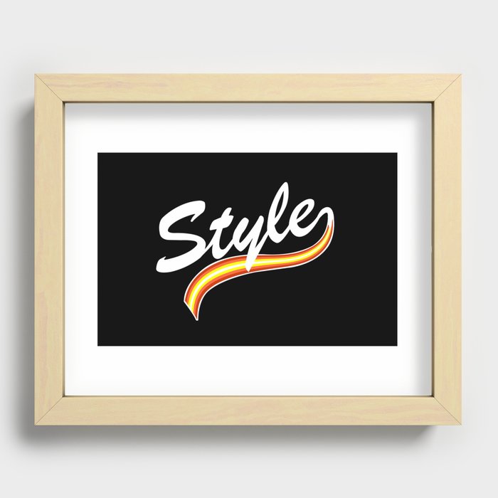 Sport Style Recessed Framed Print