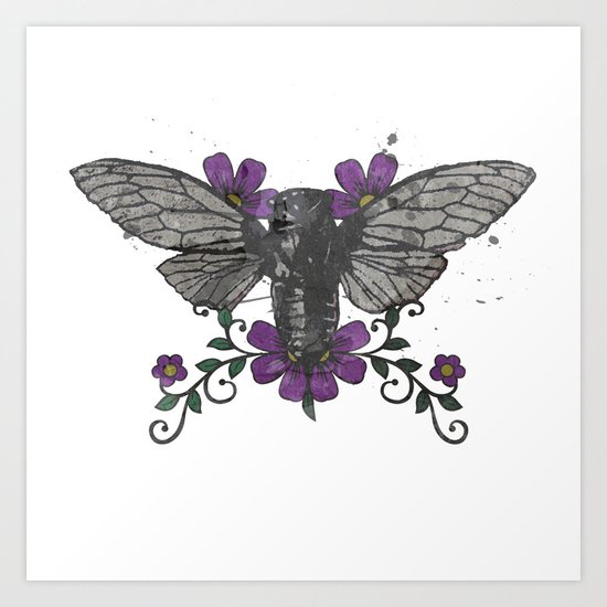 Seventeen Year Locust Art Print