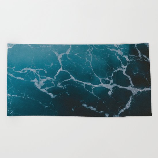 Marble ocean Beach Towel