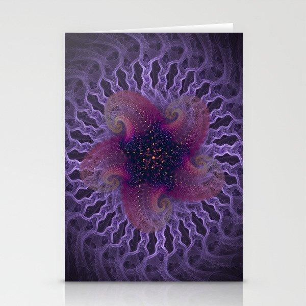 Fractal Starfish 001 Stationery Cards