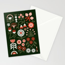 Winter Wrap: Green Stationery Cards