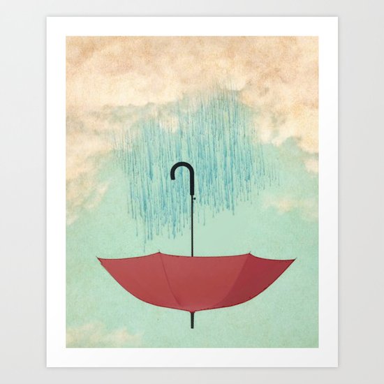 Saving the Rain Art Print