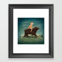 Bear Boy by Emily Winfield Martin Framed Art Print