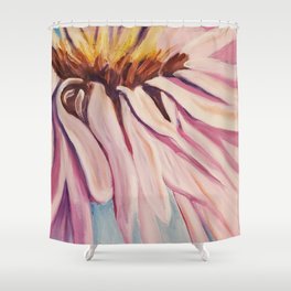 old gerbera Shower Curtain