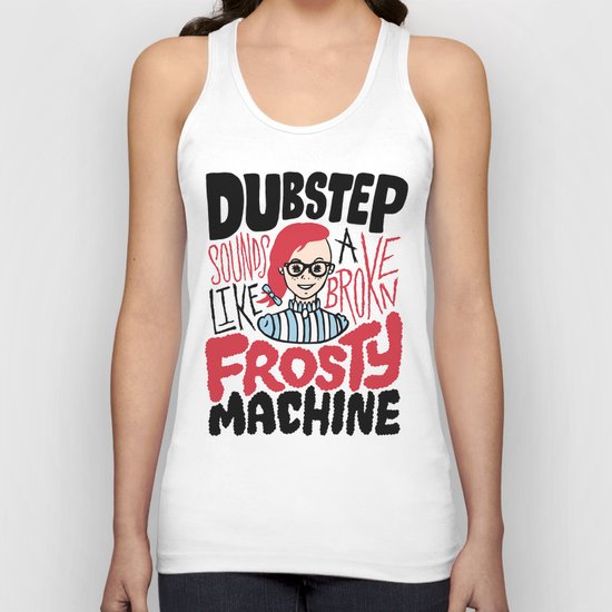 Frosty Dubstep Unisex Tank Top