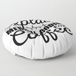Medical Coder Medical Coding Coffee Coding ICD Floor Pillow