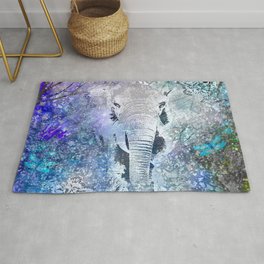 ELEPHANT IN THE STARRY LAKE Rug