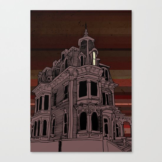 Haunted House #3 Canvas Print