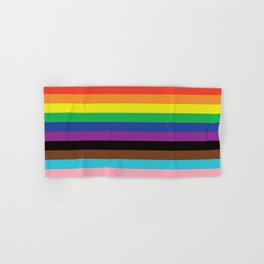 LGBT LGBTQB+ FLAG RAINBOW PRIDE LGBTQ LGBTQ+ Hand & Bath Towel